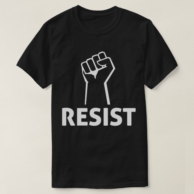Résistez à la première T-shirt anti-Trump (Design devant)
