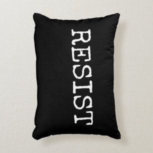 RÉSISTEZ au coussin noir