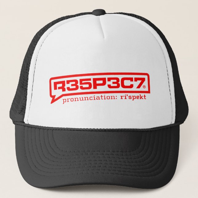 RESPECT de casquette du traqueur R35P3C7 (Devant)