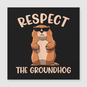 Respecter la marmotte - Jour de la marmotte Woodch