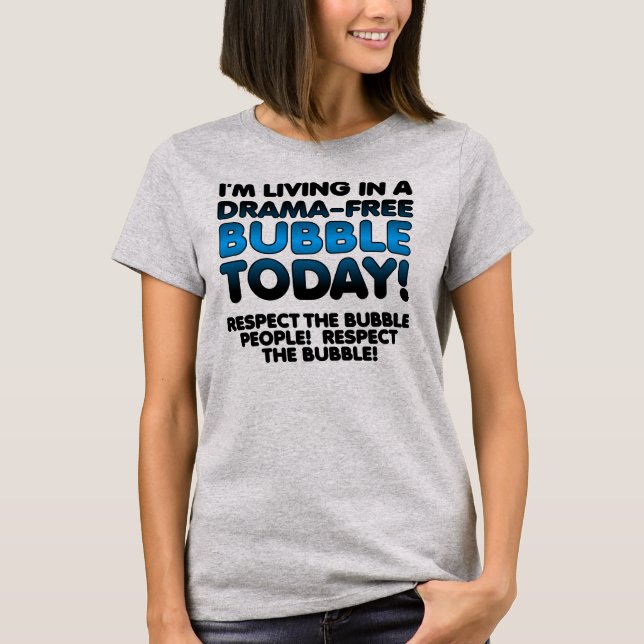 Respecter les citations de T-Shirt drôles de bulle (Devant)
