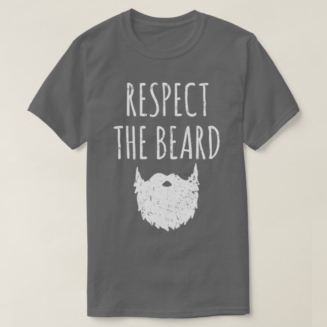 Respectez la barbe Bearded Classic TShirt (Design devant)