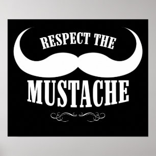 Respectez La Moustache Poster 19,95 $