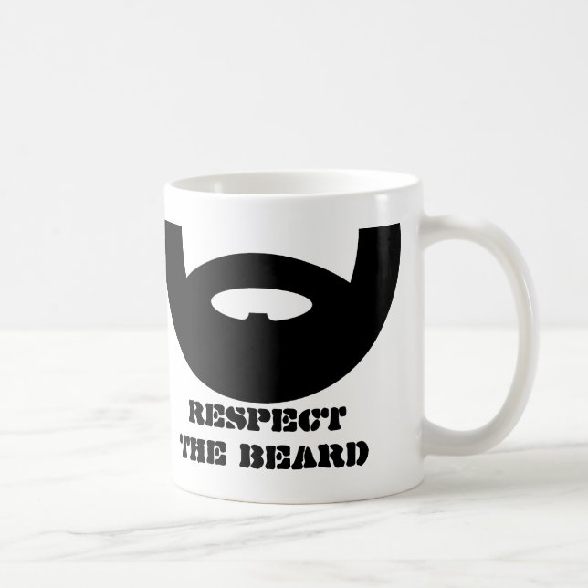 Respectez la tasse de café à barbe pour hommes mas (Droite)