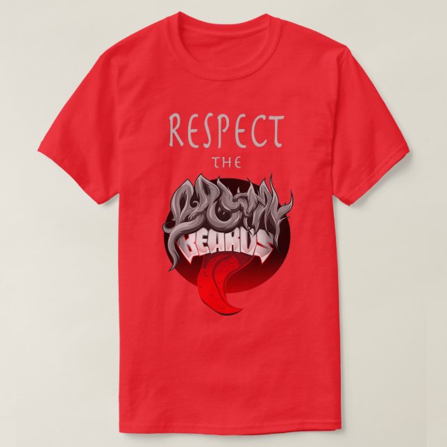 Respectez Le Beards Classic TShirt (Design devant)