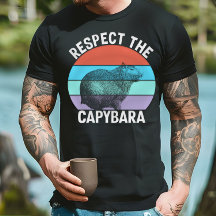 Respectez Le T-shirt Capybara Funny Capybara Lover
