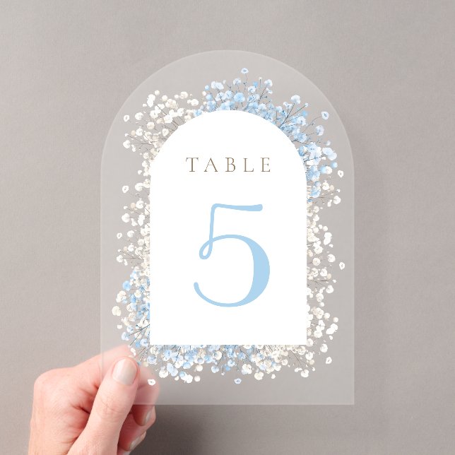 Respiration de bébé blanc numéro de table bleu (In situ (ordinateur de poche))