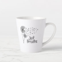 Respire juste Latte Mug