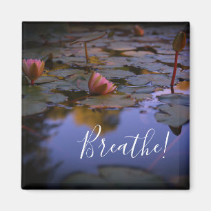Respire l'eau Lily Lotus aimant fleur