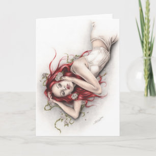 Respirez dans la carte de voeux Breathe