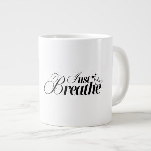 Respirez la citation motivationnelle Mug