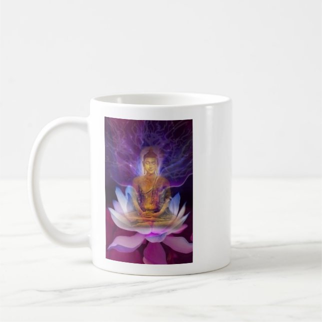 Respirez... Lotus Budhha Mug (Gauche)