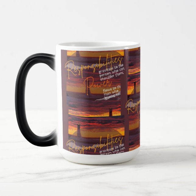 Responsabilités et pouvoir Mug (Gauche)