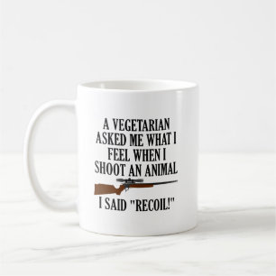 Ressentez Recoil Drôle Chasse Mug
