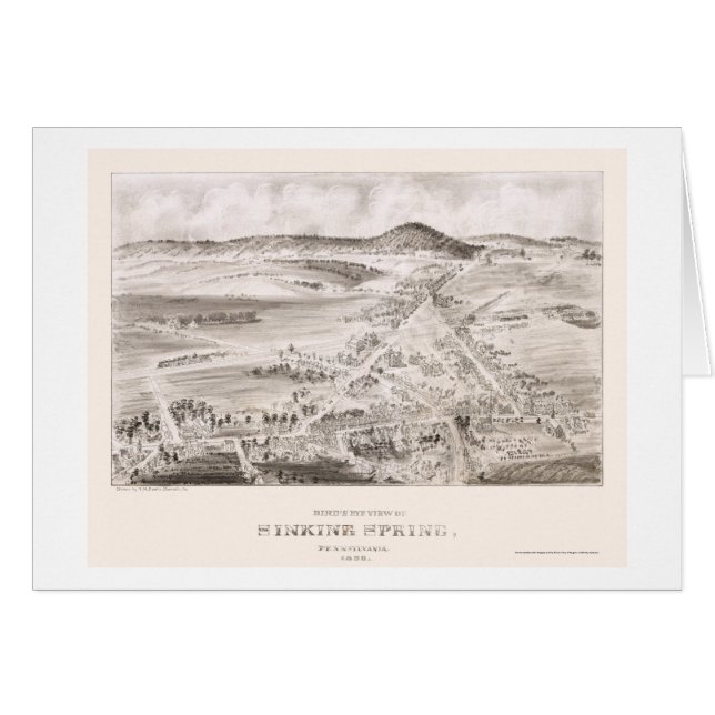 Ressort de descente, carte panoramique de PA - (Devant horizontal)