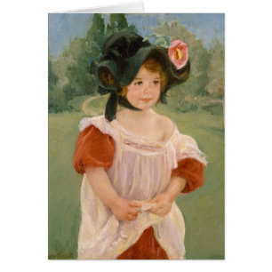 Ressort : Margot se tenant dans un jardin   1900