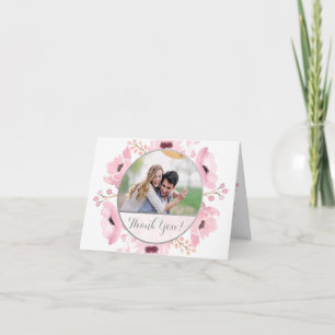 Ressort rose aquarelle Mariage Floral Merci