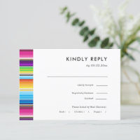 Ressort série | Mariage RSVP + Choix de repas