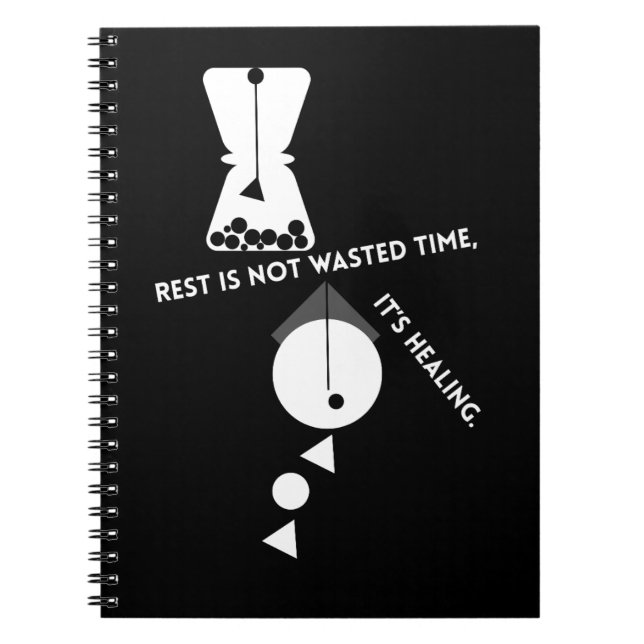 Rest Is Not Wasted Time – Healing Journal (Devant)