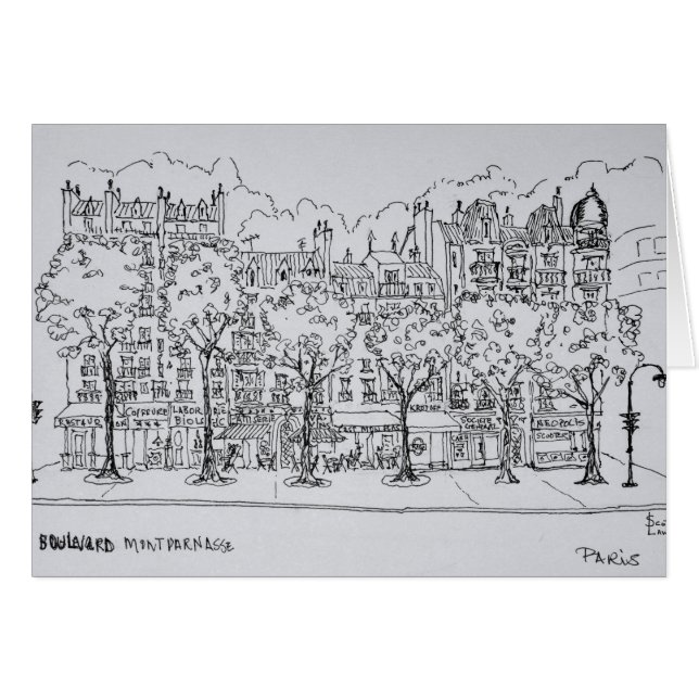 Restaurant Boulevard Montparnasse | Paris, France (Devant horizontal)