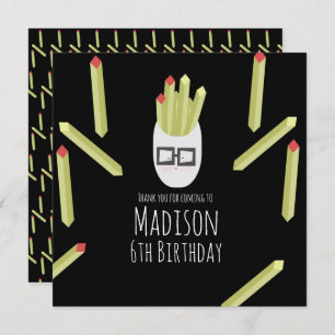 Restaurant Cute Fries Merci d'anniversaire