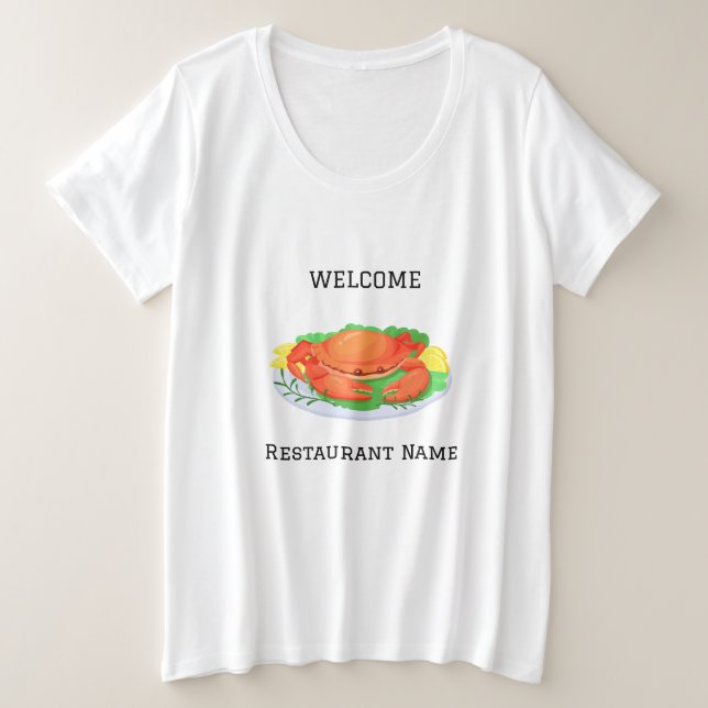 Restaurant de fruits de mer accueil Crab rouge Per (Design devant)