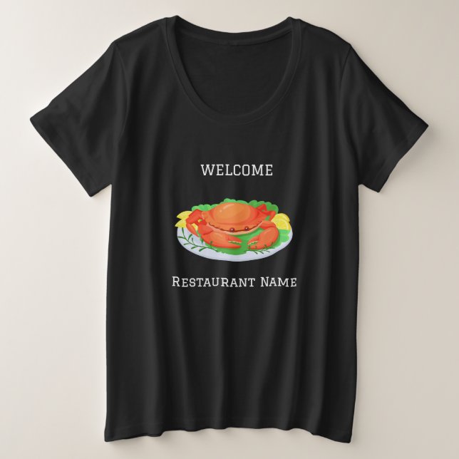 Restaurant de fruits de mer accueil Crab rouge Per (Design devant)