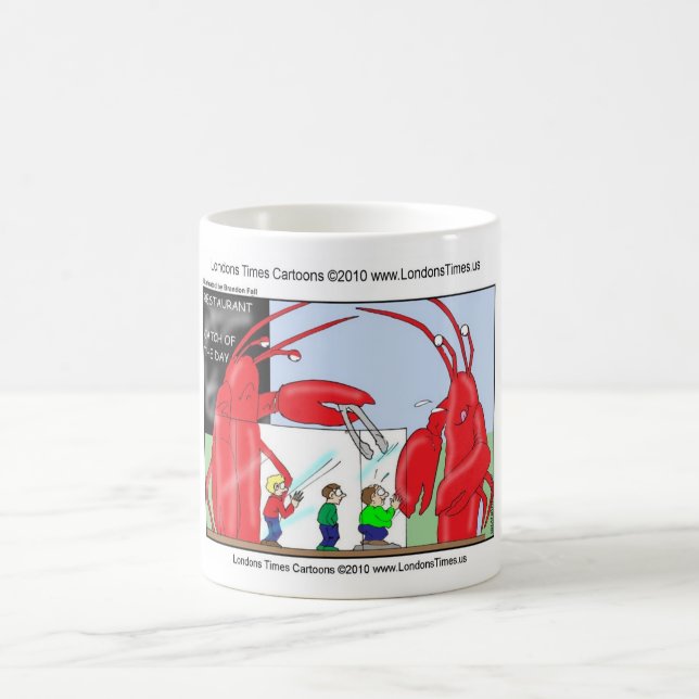 Restaurant du homard T-shirts drôles Mugs et Cadea (Centre)