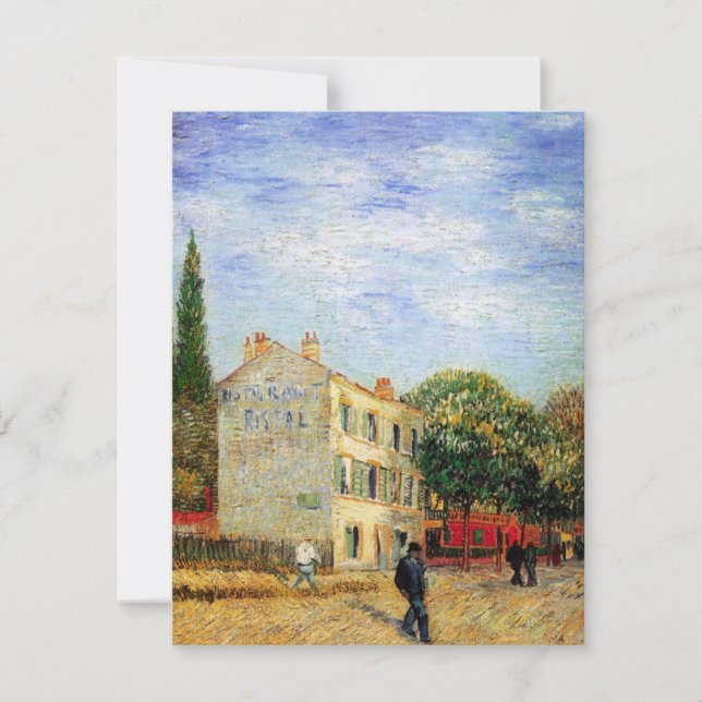 Restaurant Rispal à Asnières par Vincent van Gogh (Devant)