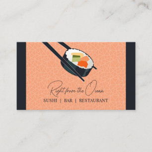 Restaurant Sushi Bar Carte de visite