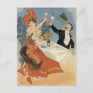 Restaurant vintage Soft Ouverture Invitation