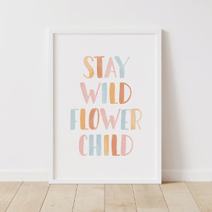 Reste Sauvage Fleur Enfant Décoration de Chambre F