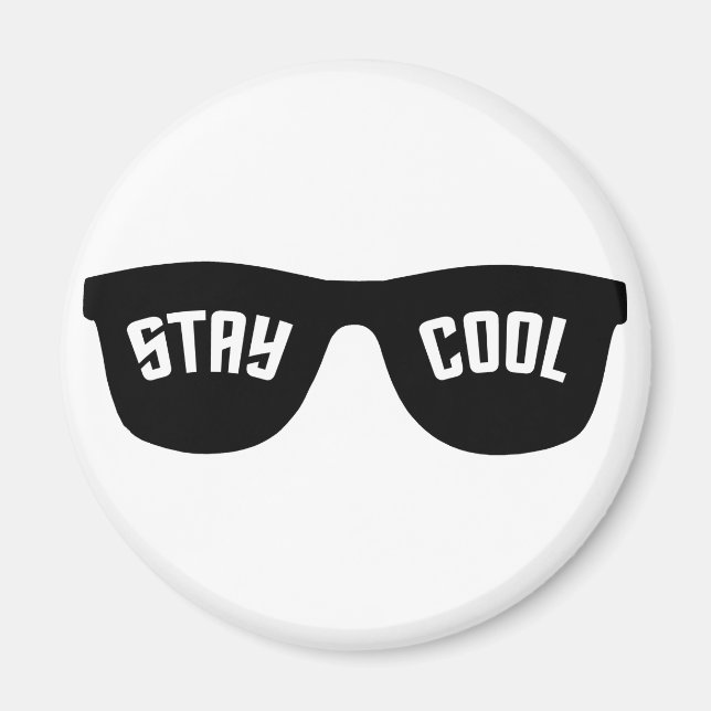 Rester un aimant personnalisé Cool (Devant)