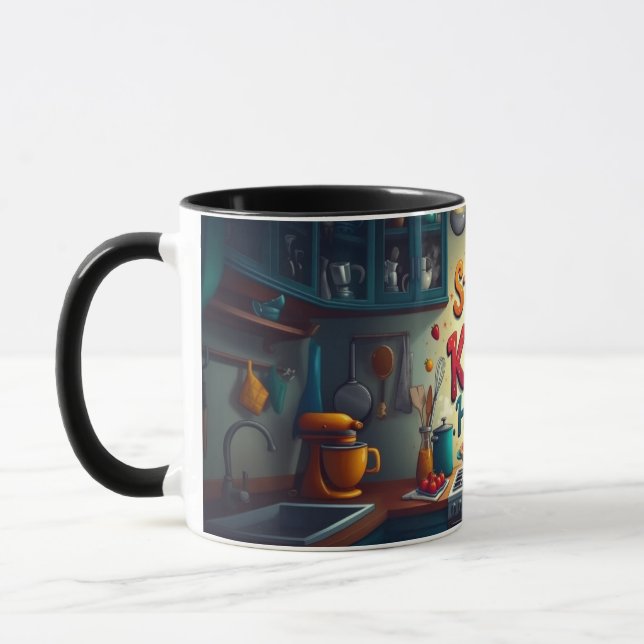 Restez à l'écart de la tasse de cuisine - C'est mo (Gauche)