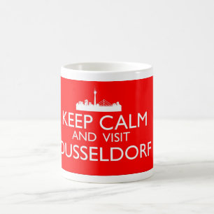 Restez au calme et visitez Dusseldorf Mug