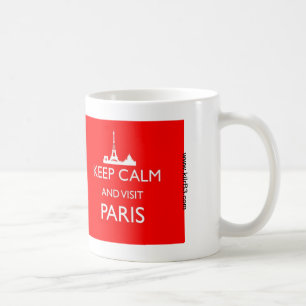 Restez au calme et visitez Paris Mug