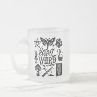 Restez bizarre Goth Vibes de cuisine givrée Mug