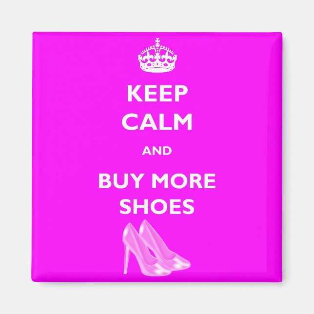 Restez calme et achetez plus de chaussures Magnet  (Devant)