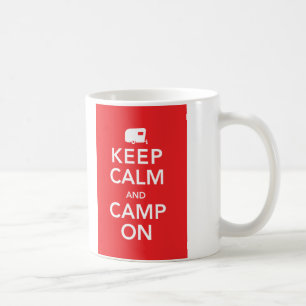 Restez calme et campez-vous - RV Glamping Mug