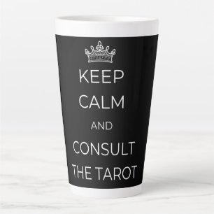 Restez calme et consultez la tarte latte de la Mug