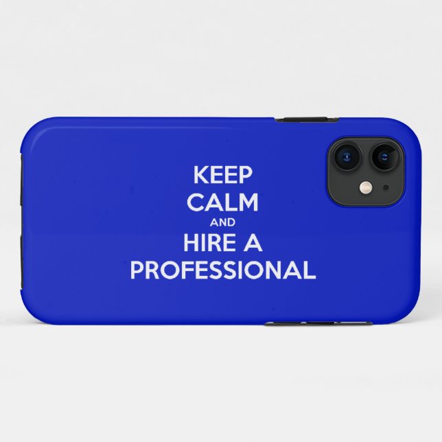 Restez calme et embauchez un Coque professionnel-M (Dos (Horizontal))
