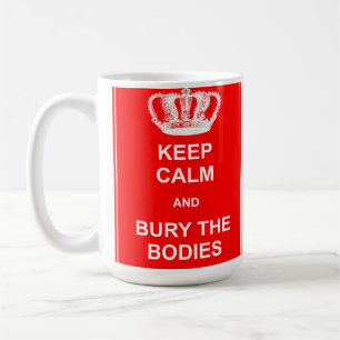 Restez Calme et Ennuyer le corps Drôle Mug
