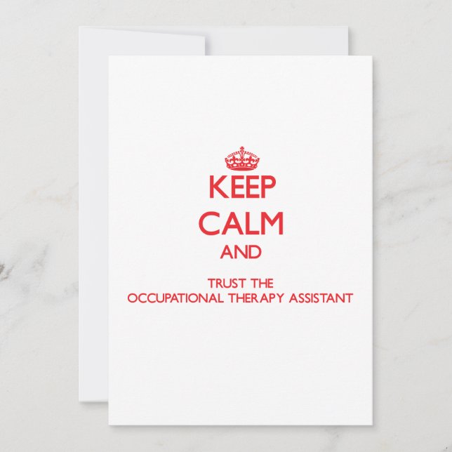 Restez calme et faites confiance à l'assistant en  (Devant)