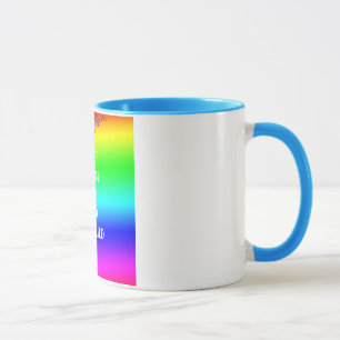 Restez calme et restez marié Black Ringer Mug