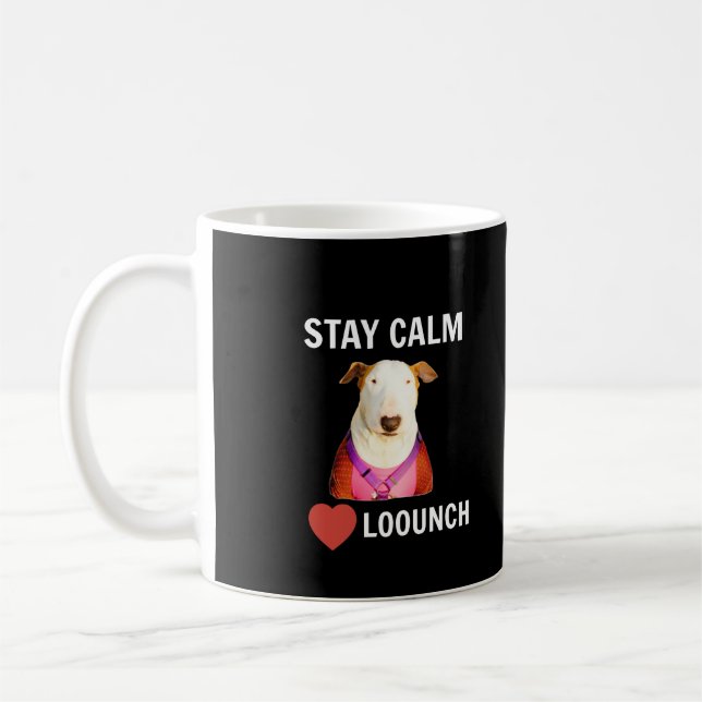 RESTEZ CALME - LOVE LOOUNCH, Café Mug (Gauche)