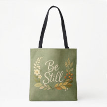 Restez calme - Sac fourre-tout floral
