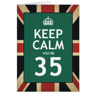 Restez Calme Vous avez 35 ans
