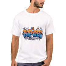 Restez Connectés Pop Off T-shirt Graffiti Urbain C
