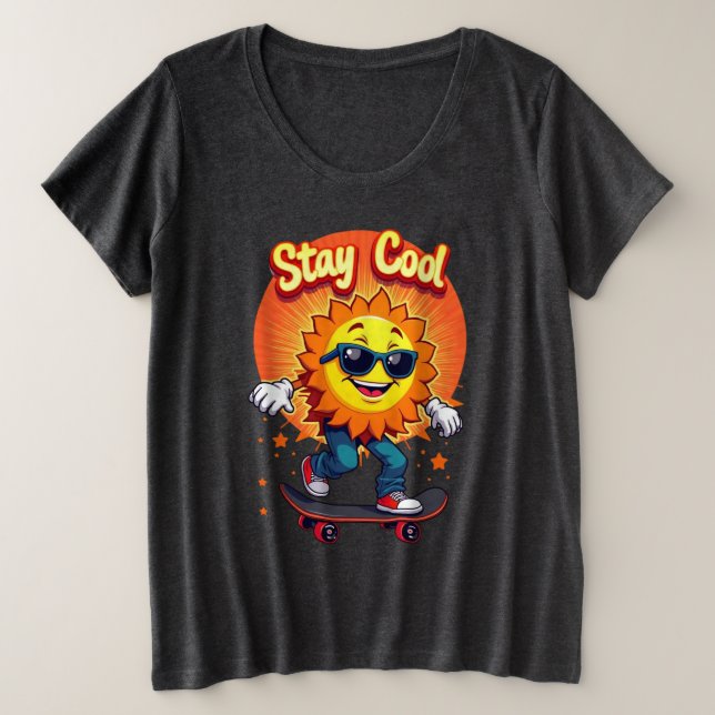 Restez Cool avec Skateboard Sun (Design devant)