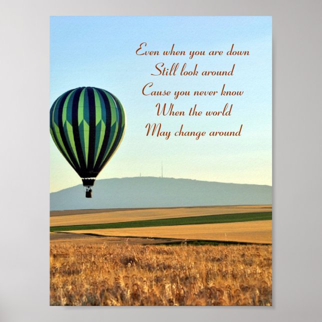 Restez des affiches positives (Devant)